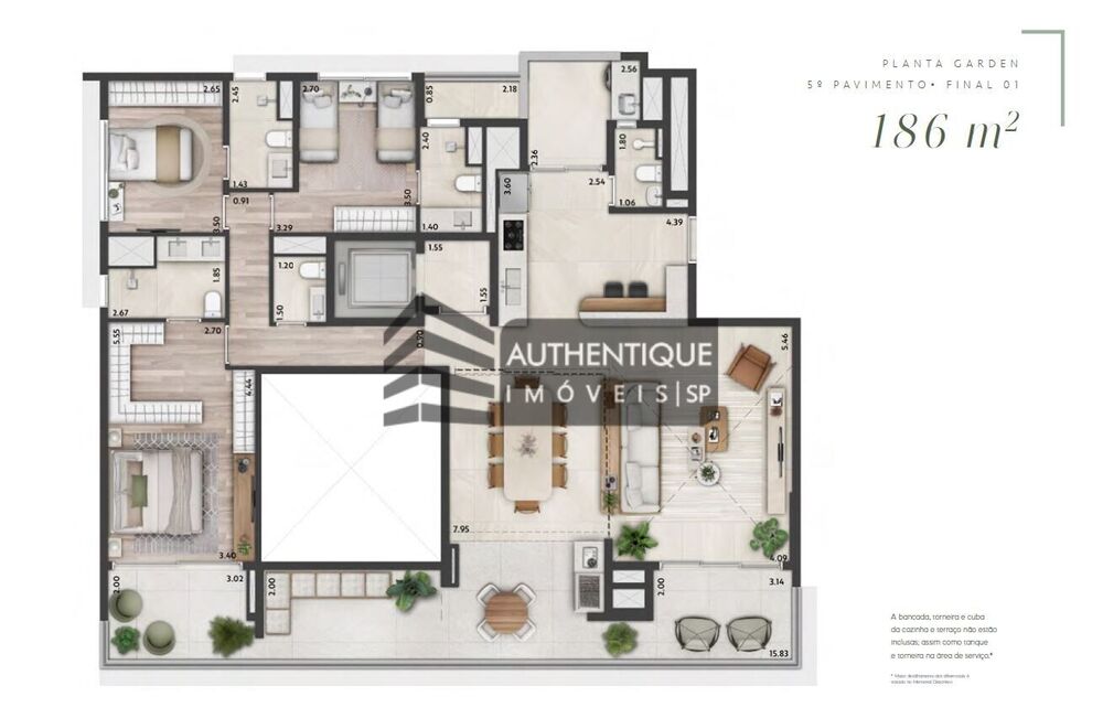 Cobertura, 3 quartos, 258 m² - Foto 24