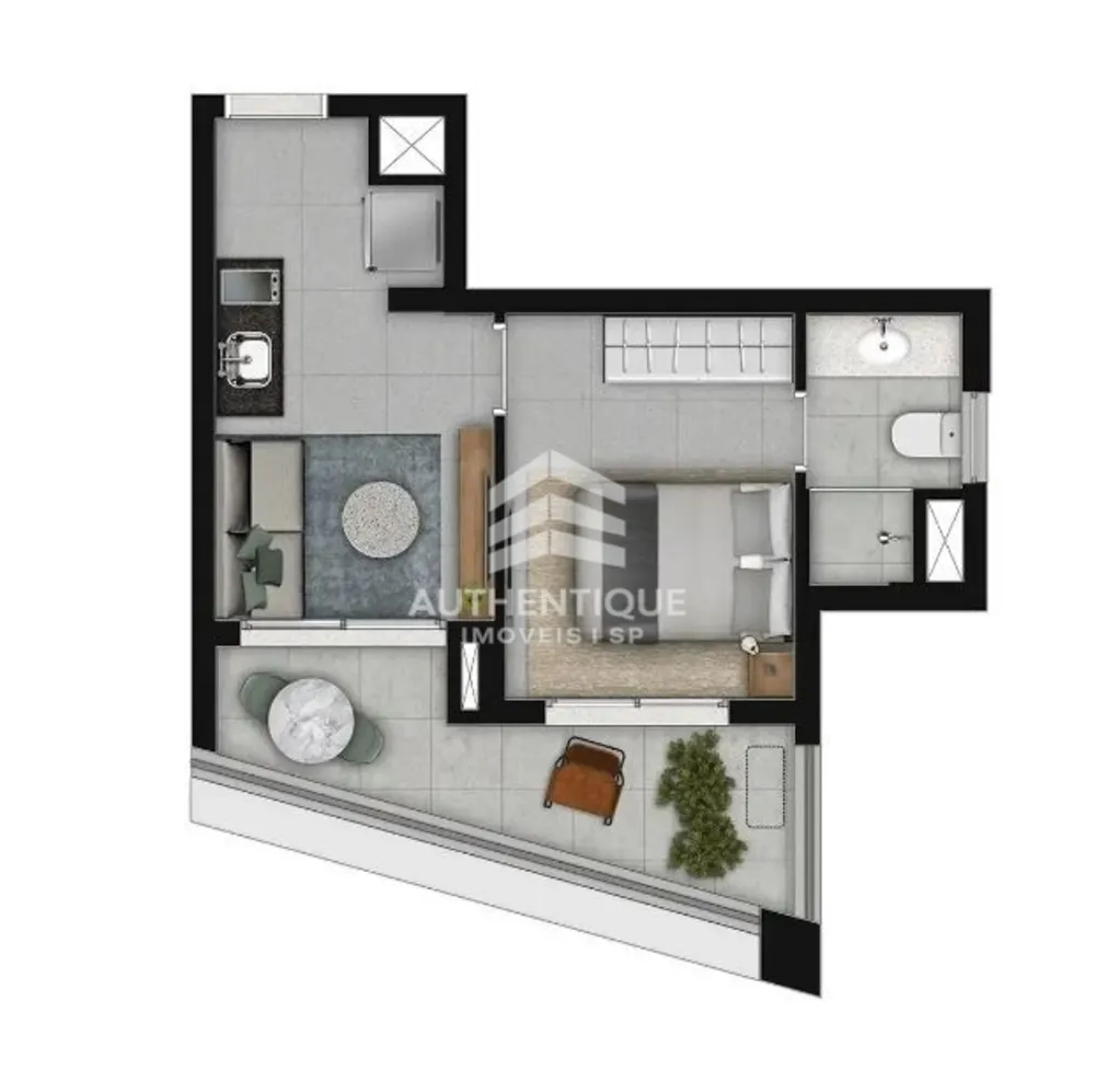 Apartamento, 2 quartos, 57 m² - Foto 2