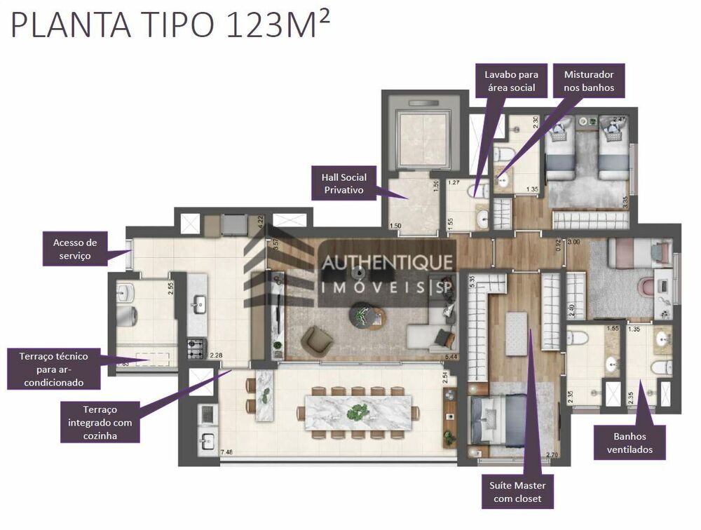 Apartamento à venda com 4 quartos, 144m² - Foto 17