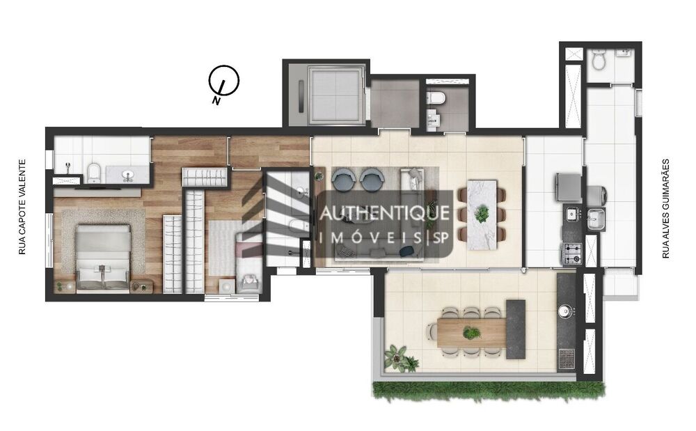 Apartamento, 2 quartos, 127 m² - Foto 2