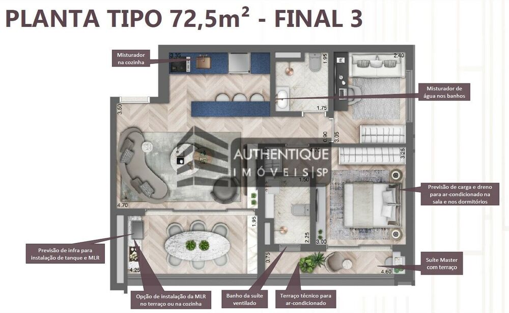 Apartamento, 1 quarto, 60 m² - Foto 15