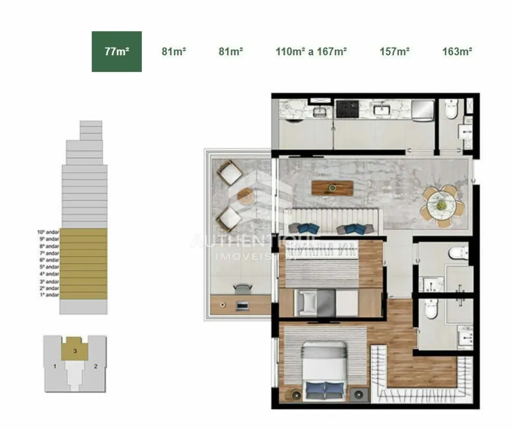 Apartamento, 3 quartos, 164 m² - Foto 15