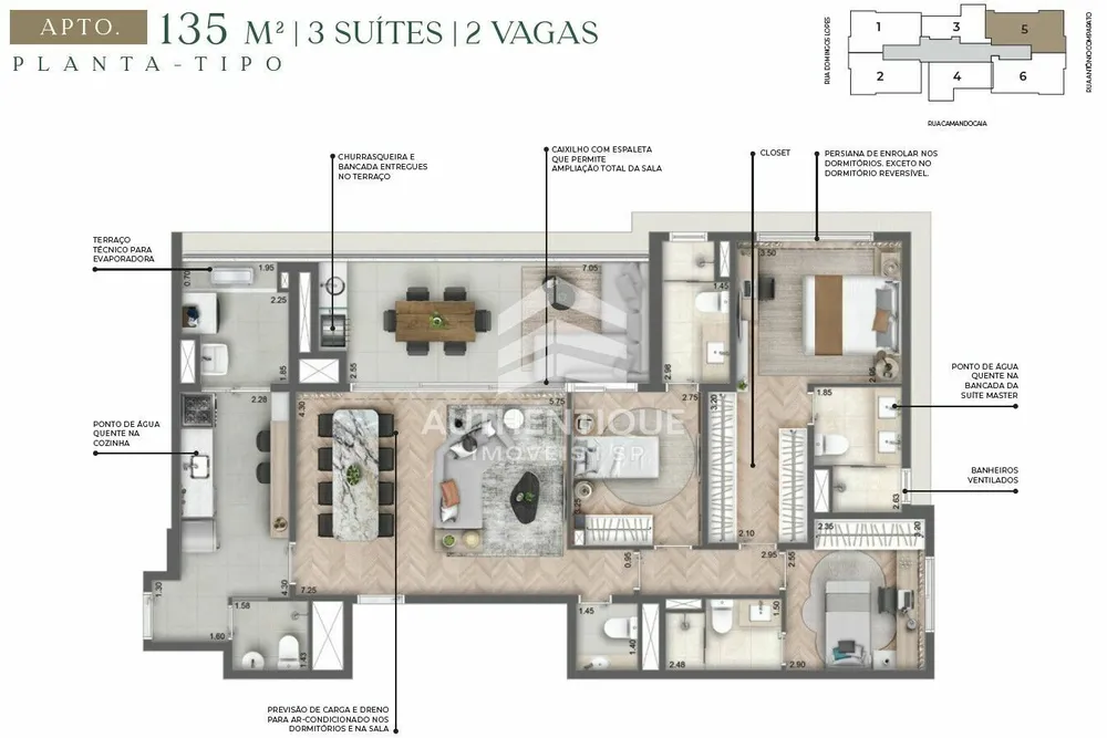 Apartamento, 3 quartos, 144 m² - Foto 13