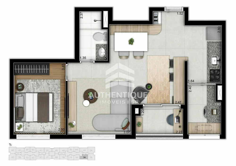 Apartamento, 3 quartos, 68 m² - Foto 10