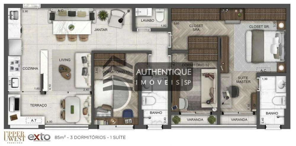 Apartamento, 3 quartos, 85 m² - Foto 30