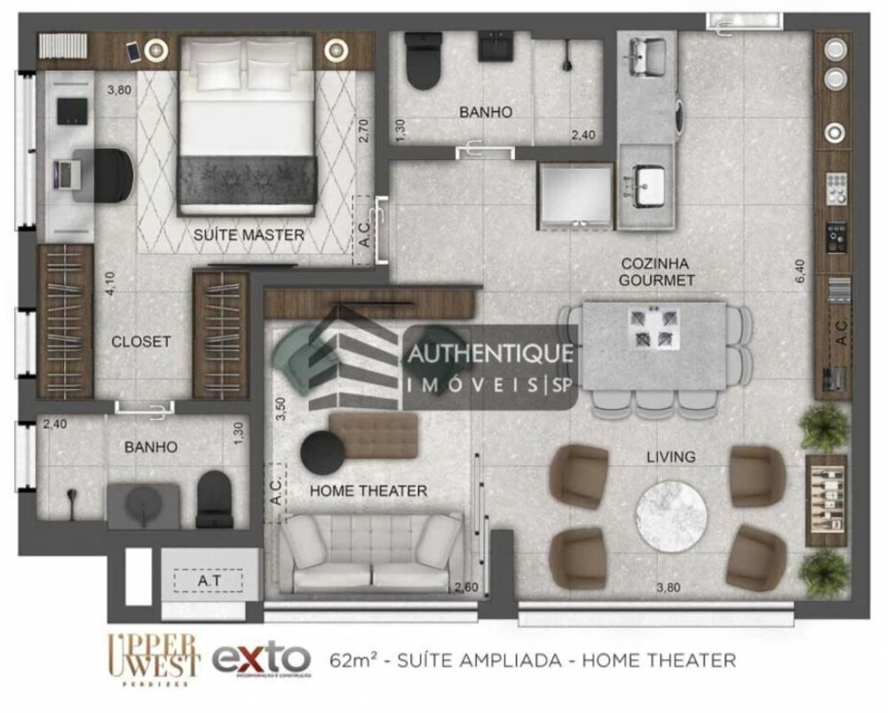 Apartamento, 3 quartos, 85 m² - Foto 4