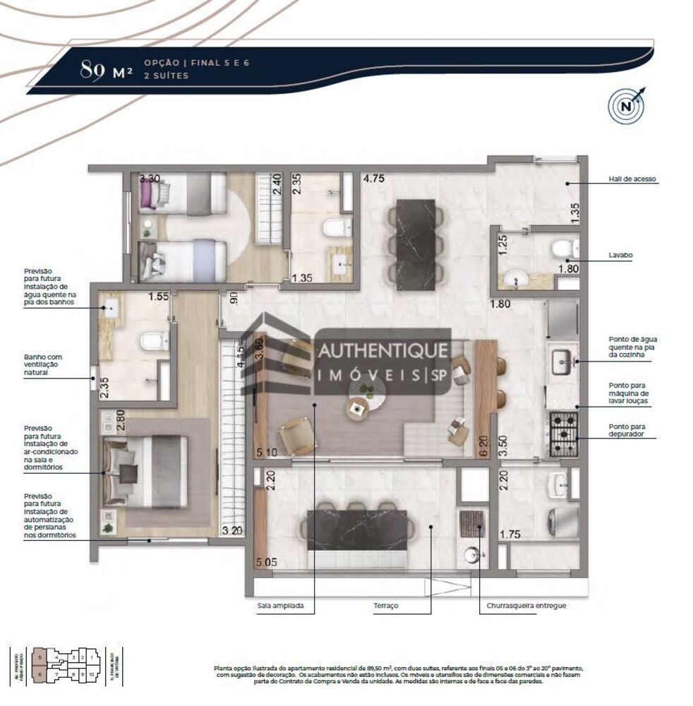 Apartamento, 1 quarto, 46 m² - Foto 24