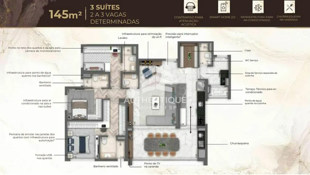 Apartamento, 3 quartos, 145 m² - Foto 16