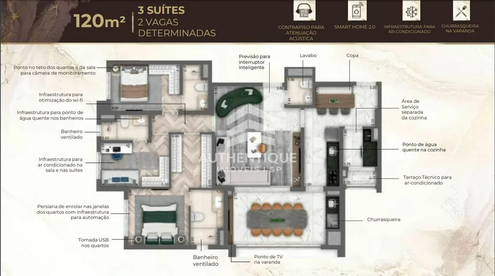 Apartamento, 3 quartos, 145 m² - Foto 15