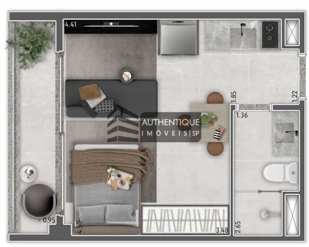 Apartamento, 1 quarto, 30 m² - Foto 7