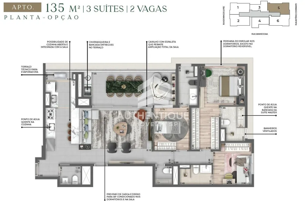 Apartamento, 3 quartos, 112 m² - Foto 5