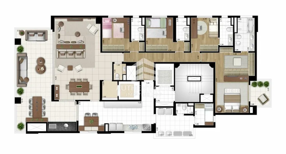 Apartamento, 4 quartos, 246 m² - Foto 1