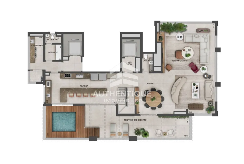 Apartamento, 3 quartos, 234 m² - Foto 17