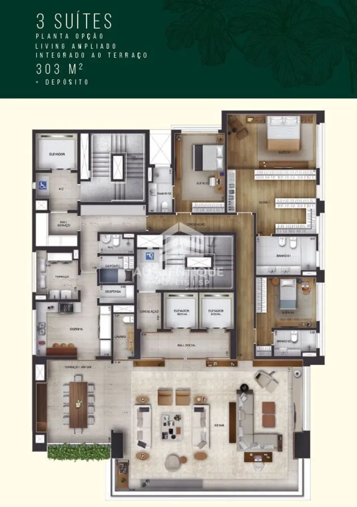 Apartamento, 4 quartos, 303 m² - Foto 8