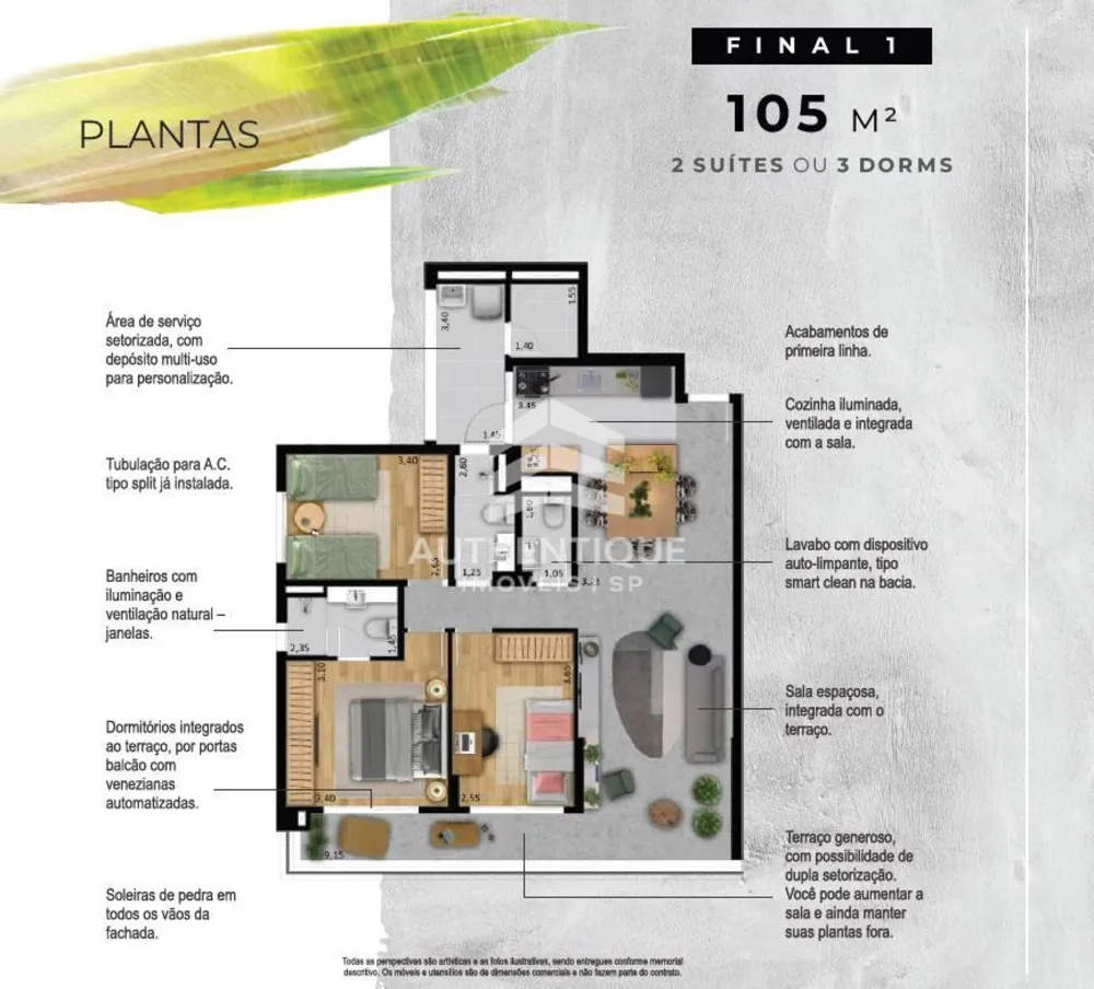 Apartamento, 3 quartos, 105 m² - Foto 8