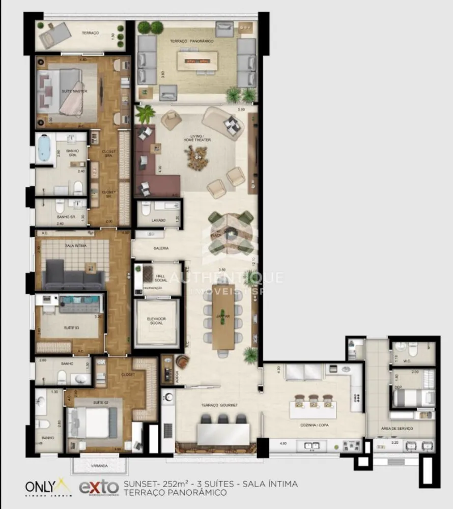 Apartamento, 4 quartos, 211 m² - Foto 12