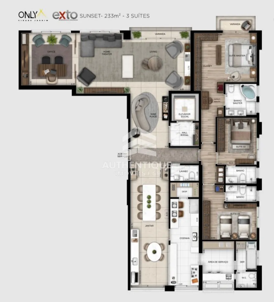 Apartamento, 4 quartos, 211 m² - Foto 11