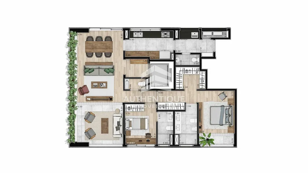 Apartamento, 2 quartos, 134 m² - Foto 8
