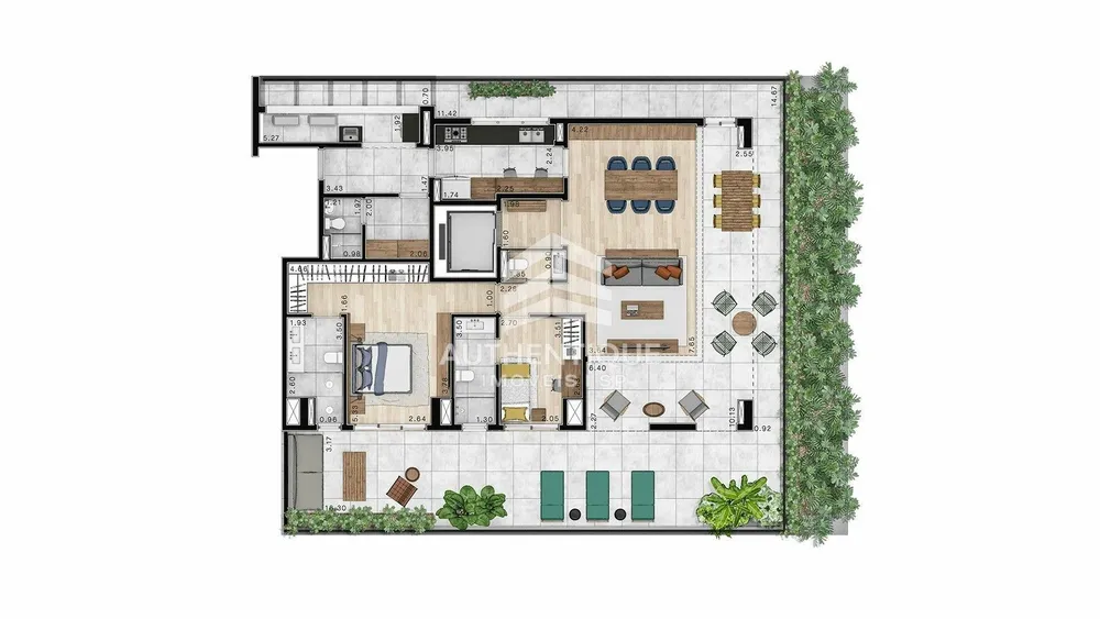 Apartamento, 2 quartos, 134 m² - Foto 6