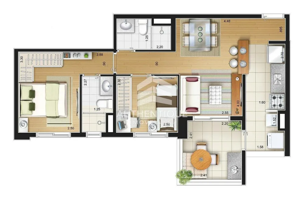 Apartamento, 2 quartos, 56 m² - Foto 16