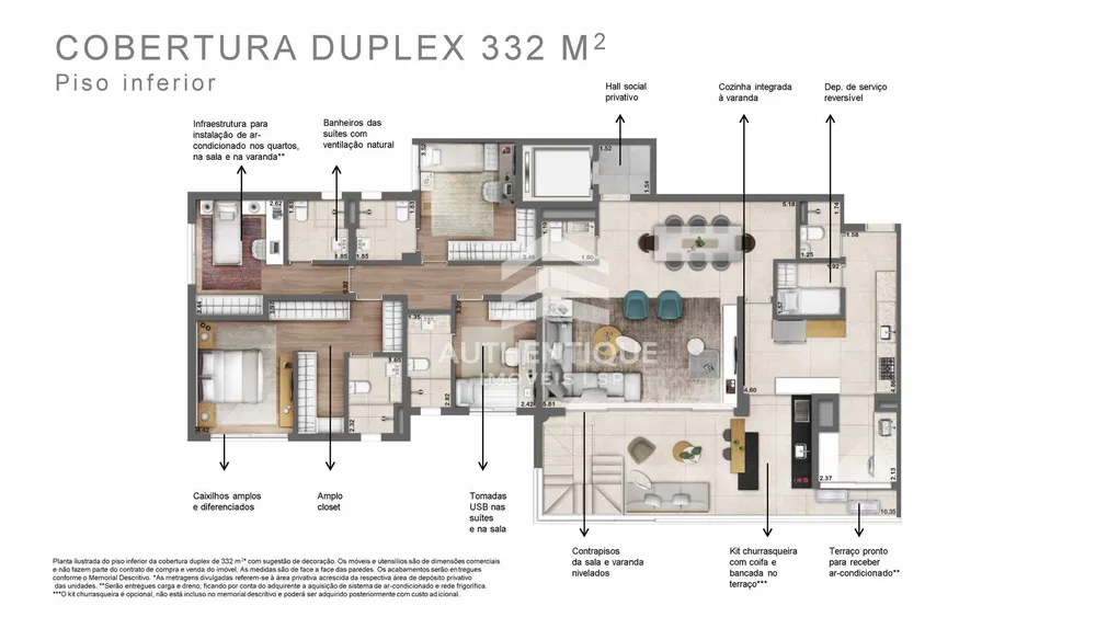 Apartamento, 4 quartos, 186 m² - Foto 2