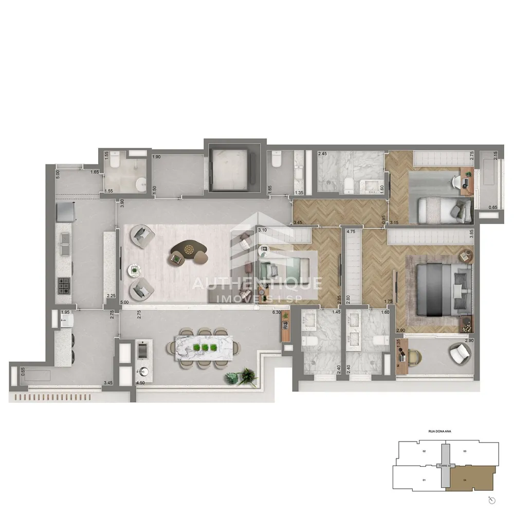 Apartamento, 2 quartos, 165 m² - Foto 8