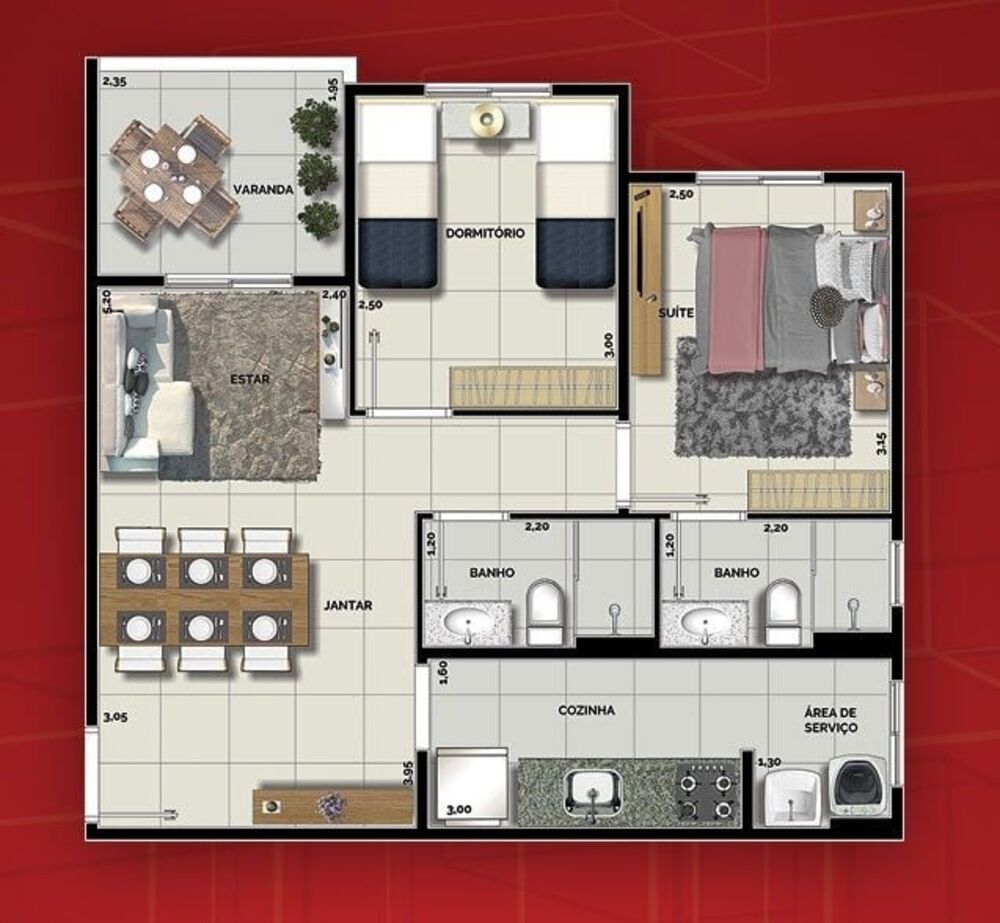 Apartamento, 2 quartos, 55 m² - Foto 11