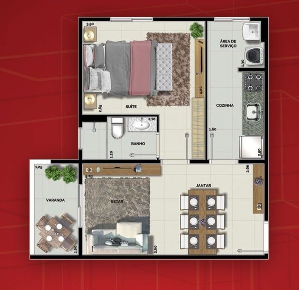 Apartamento, 2 quartos, 55 m² - Foto 7