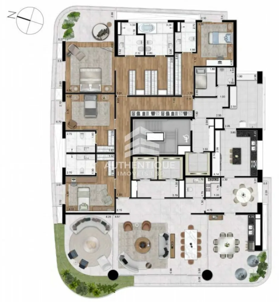 Apartamento, 4 quartos, 424 m² - Foto 10