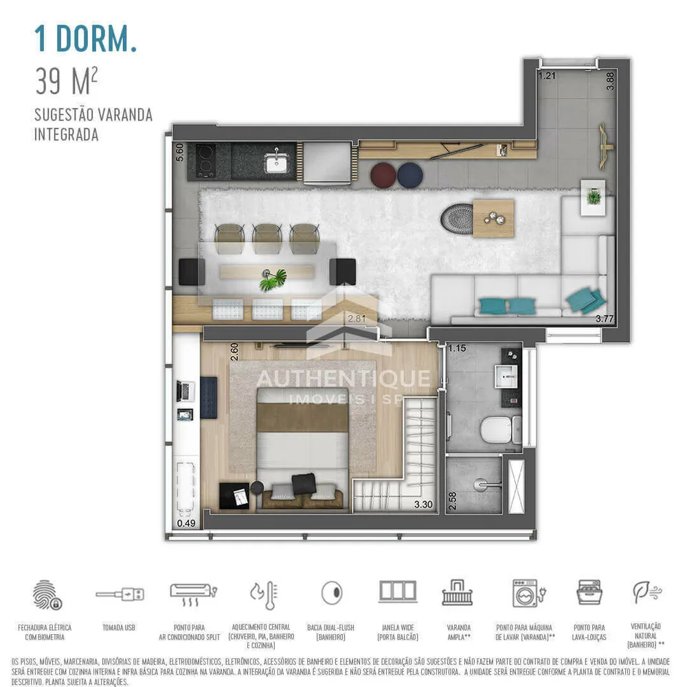 Apartamento, 1 quarto, 26 m² - Foto 10