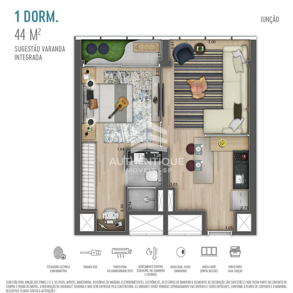 Apartamento, 1 quarto, 26 m² - Foto 12