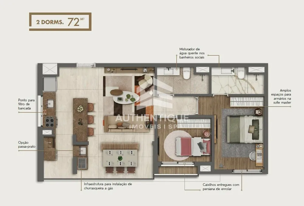 Apartamento, 2 quartos, 67 m² - Foto 24