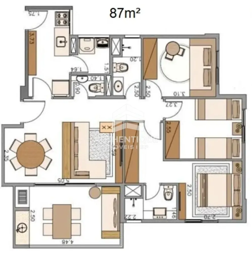 Apartamento, 3 quartos, 87 m² - Foto 11