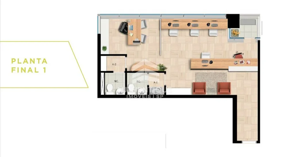 Sala-Conjunto, 42 m² - Foto 20