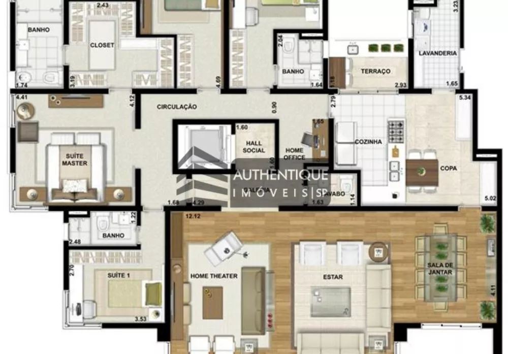 Apartamento, 4 quartos, 262 m² - Foto 16