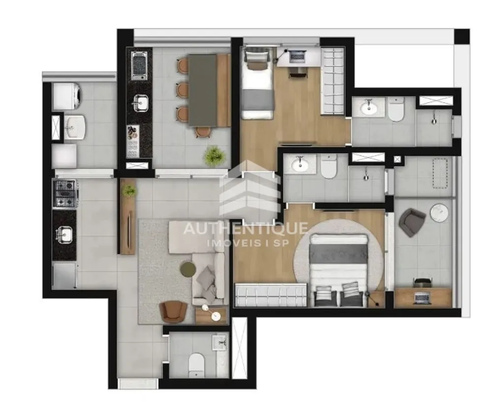 Apartamento, 3 quartos, 70 m² - Foto 7