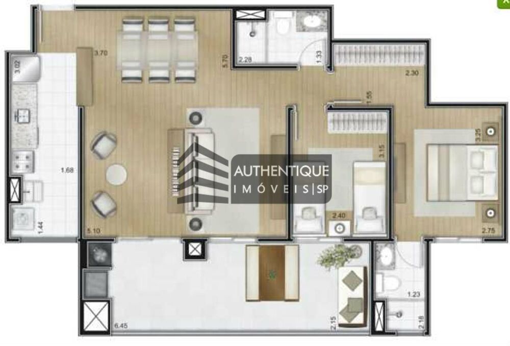 Apartamento, 3 quartos, 94 m² - Foto 4