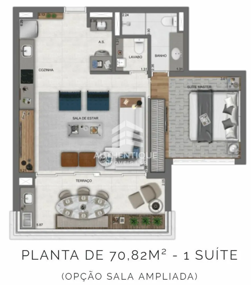 Apartamento, 2 quartos, 69 m² - Foto 16