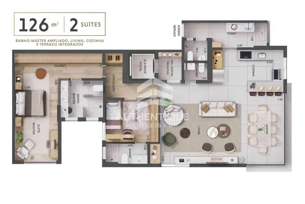Apartamento, 3 quartos, 96 m² - Foto 24