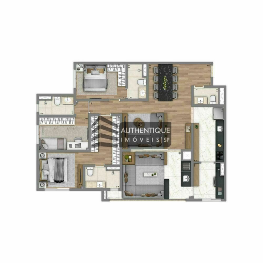 Apartamento, 4 quartos, 210 m² - Foto 5