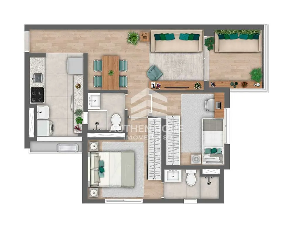 Apartamento, 1 quarto, 60 m² - Foto 24