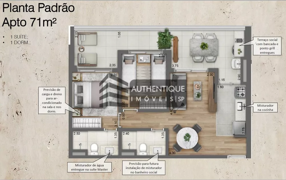 Apartamento, 2 quartos, 71 m² - Foto 21