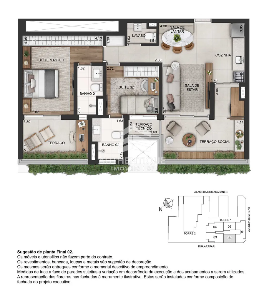 Apartamento, 2 quartos, 80 m² - Foto 9