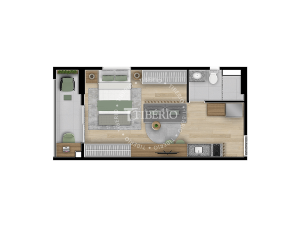 Apartamento, 1 quarto, 32 m² - Foto 7