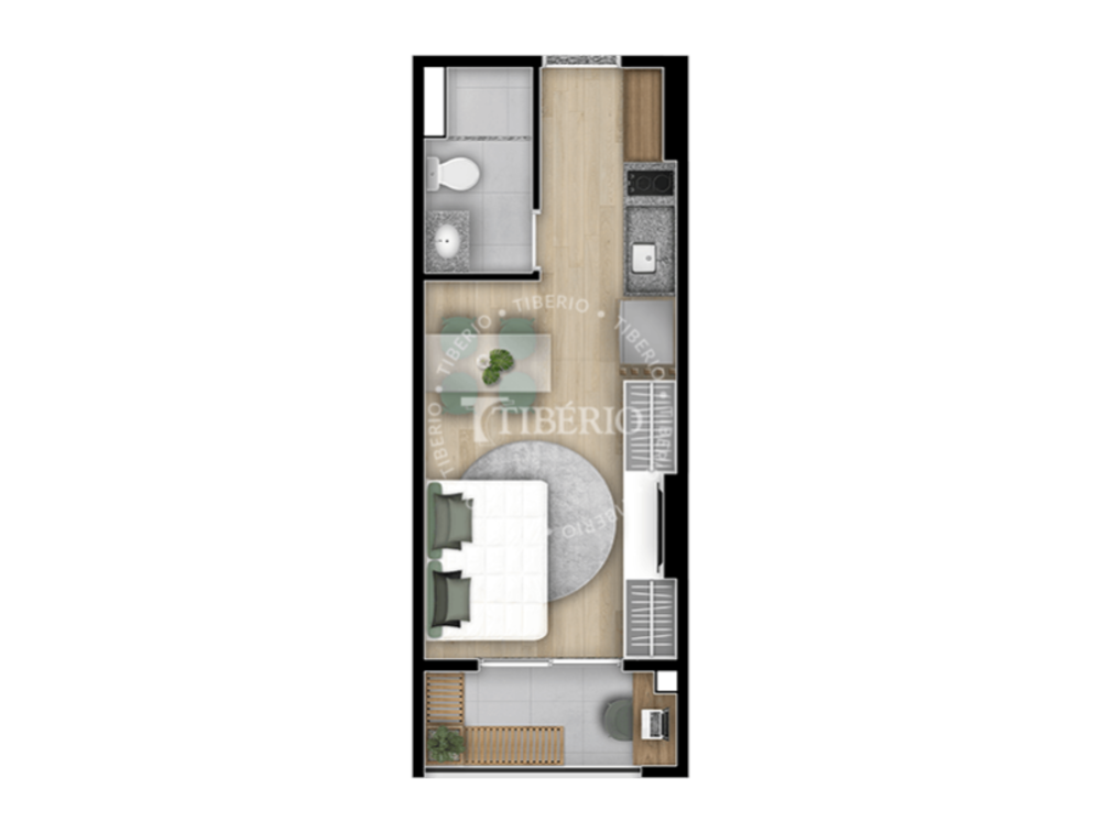 Apartamento, 1 quarto, 32 m² - Foto 11
