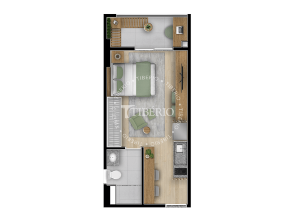 Apartamento, 1 quarto, 32 m² - Foto 17
