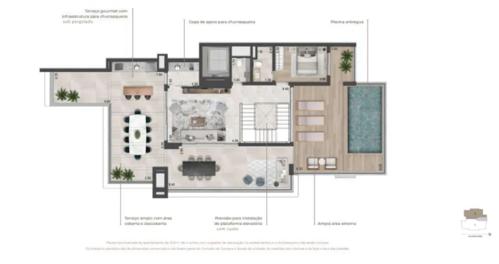 Apartamento, 4 quartos, 174 m² - Foto 14