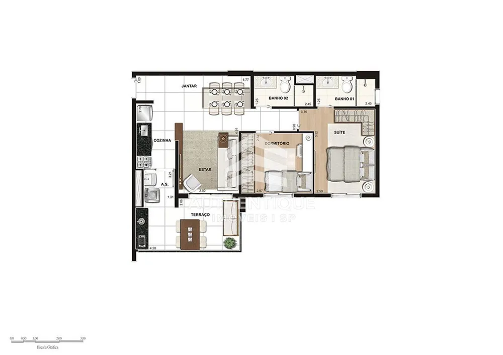 Apartamento, 2 quartos, 64 m² - Foto 7