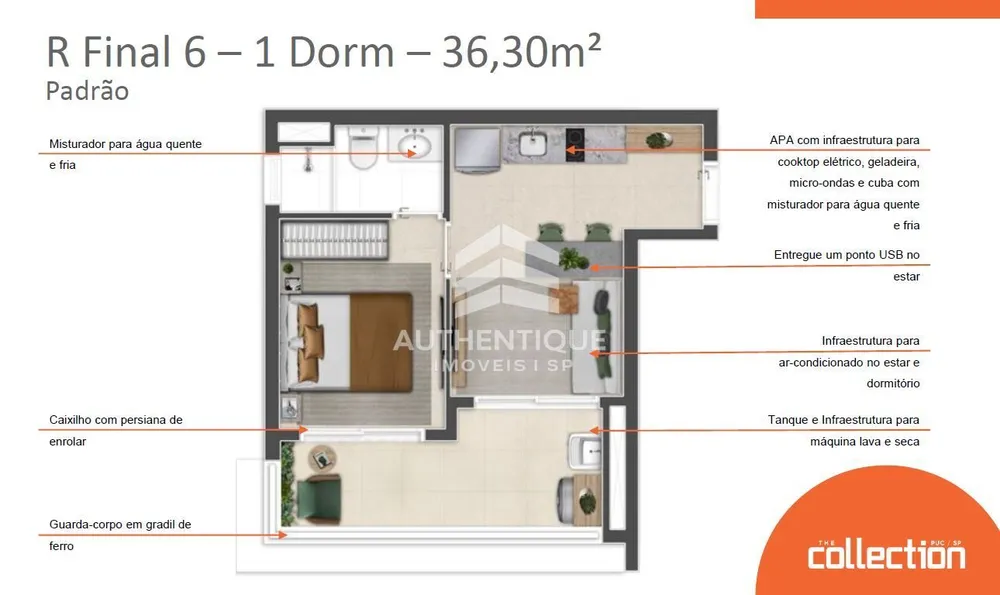 Apartamento, 1 quarto, 33 m² - Foto 13