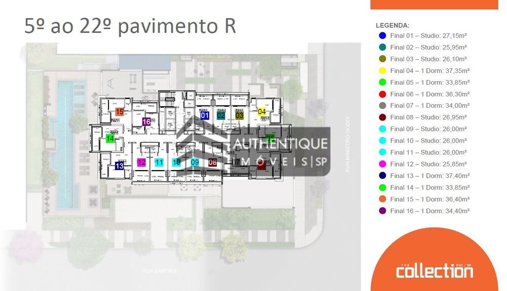 Apartamento, 1 quarto, 33 m² - Foto 3